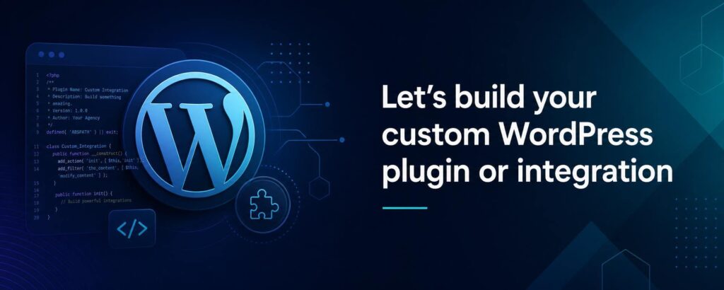 Custom WordPress plugin development